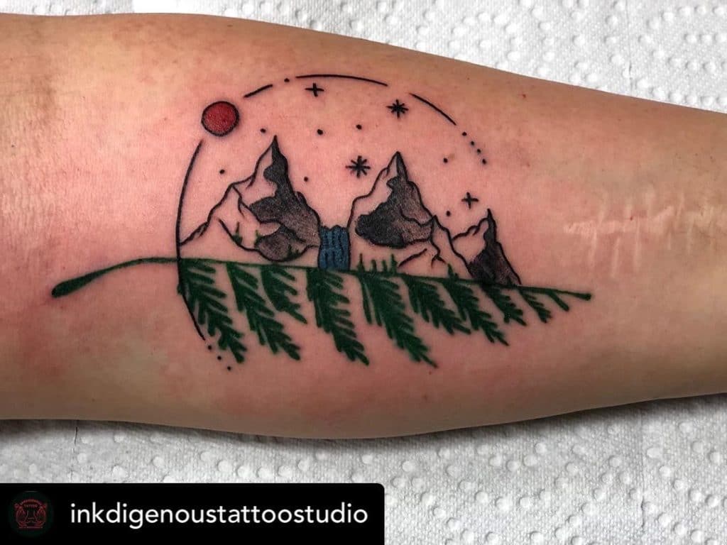 mountain tattoo