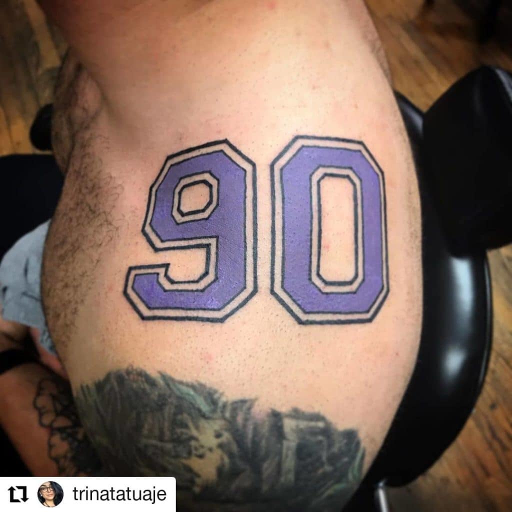 number tattoos