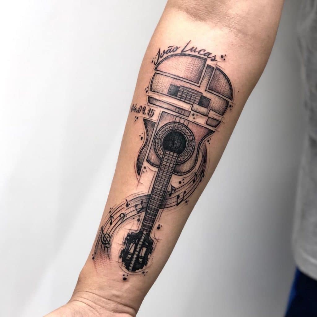 music tattoos