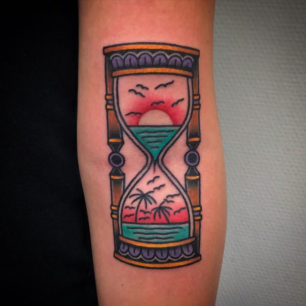 hourglass tattoo