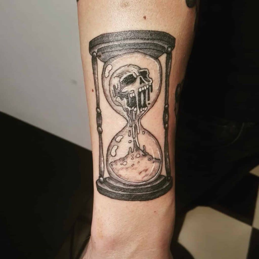 hourglass tattoo