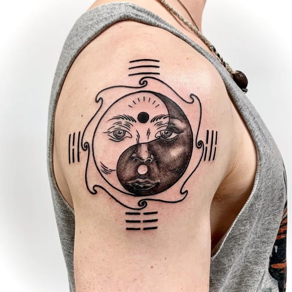 yinyang tattoo designs