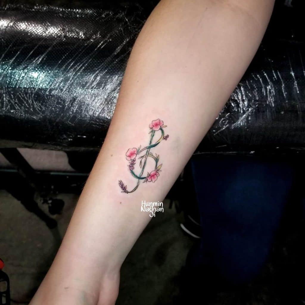 music tattoos