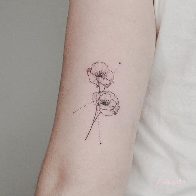 poppy tattoo