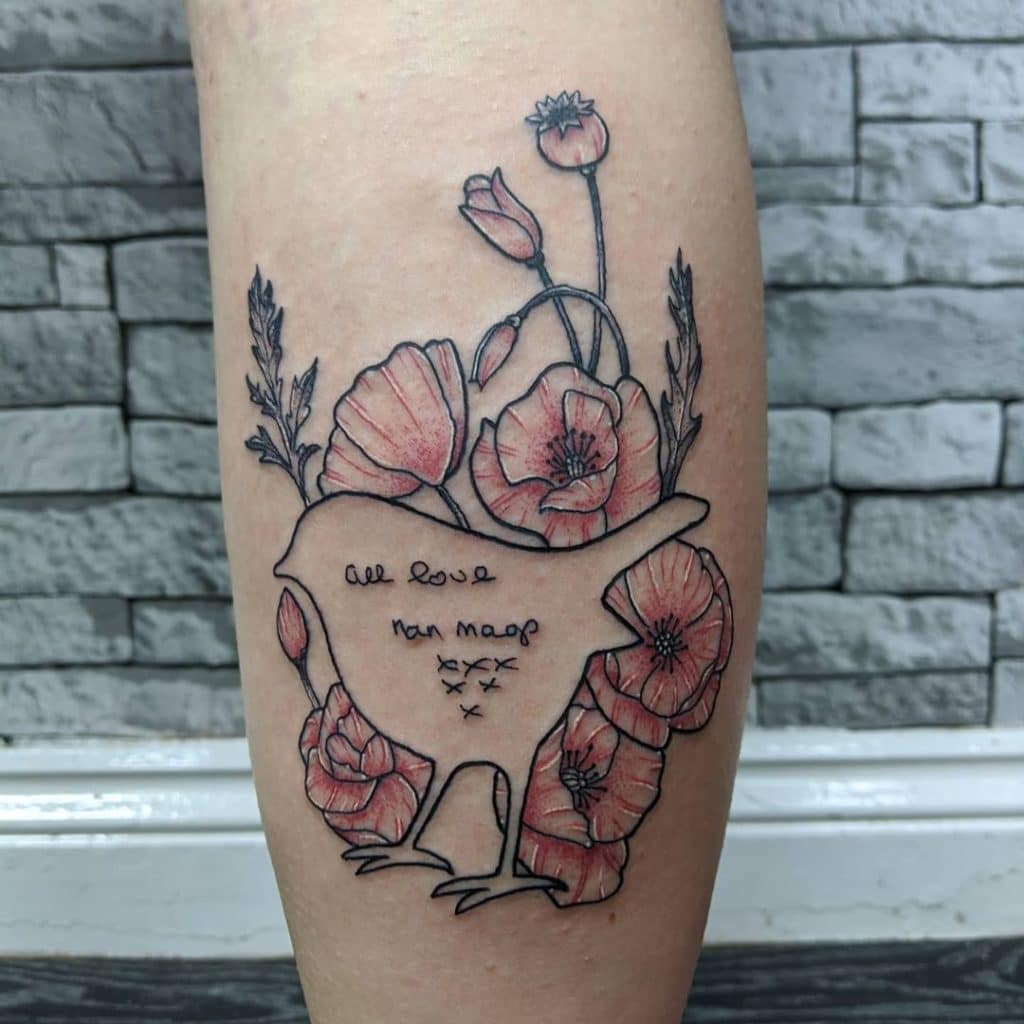 poppy tattoo