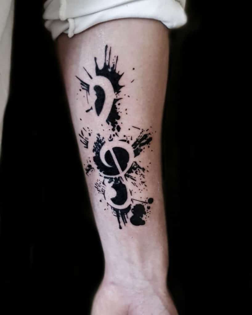 music tattoos