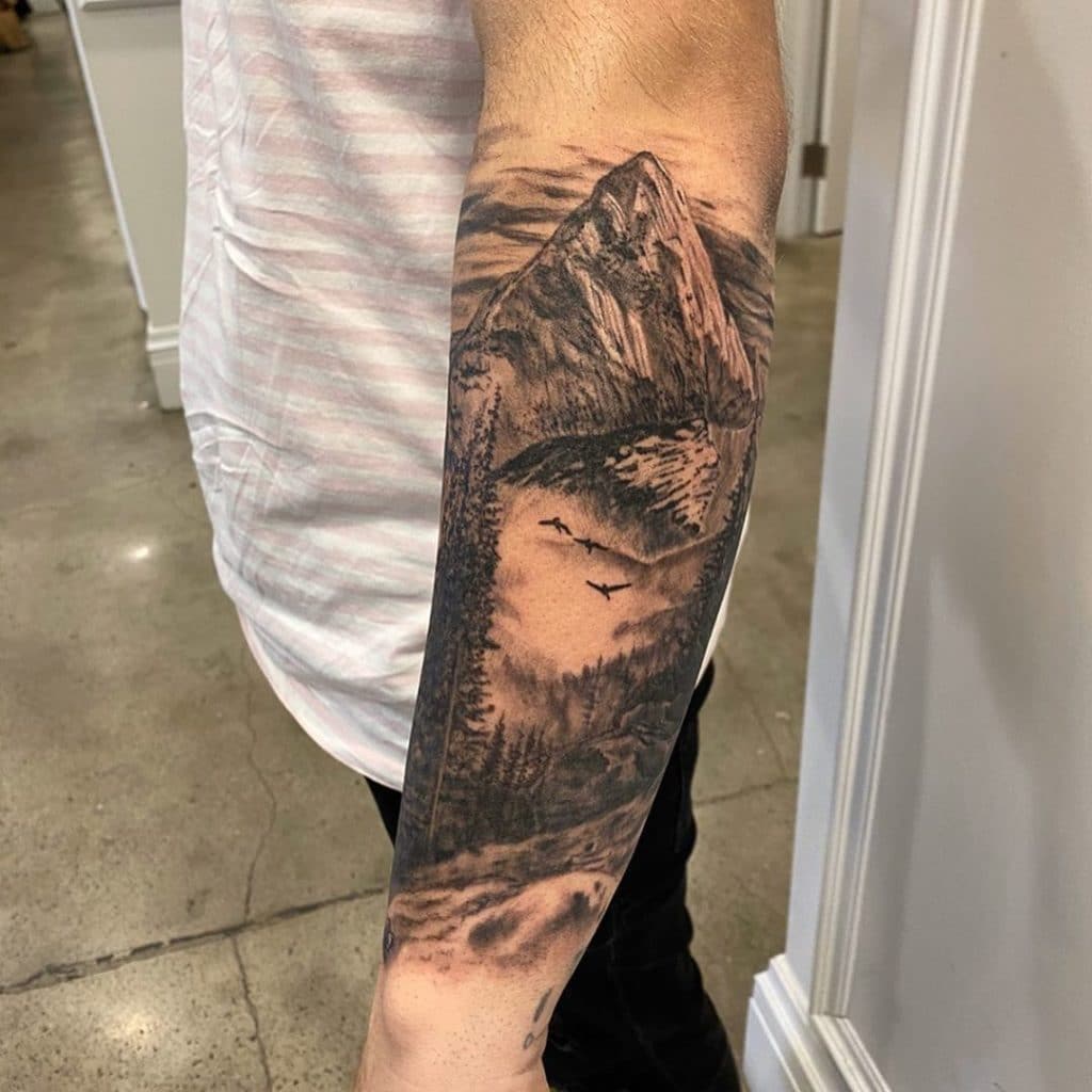 mountain tattoo