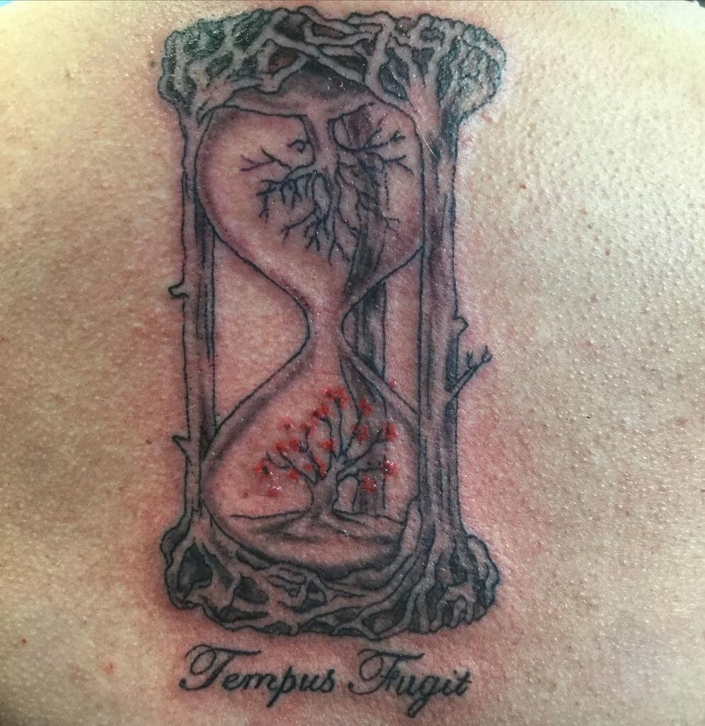 hourglass tattoo