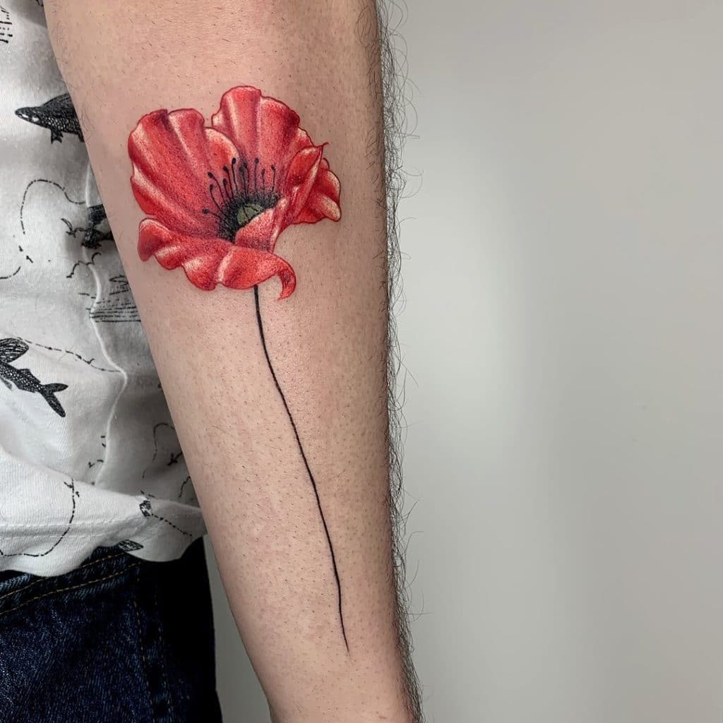 poppy tattoo