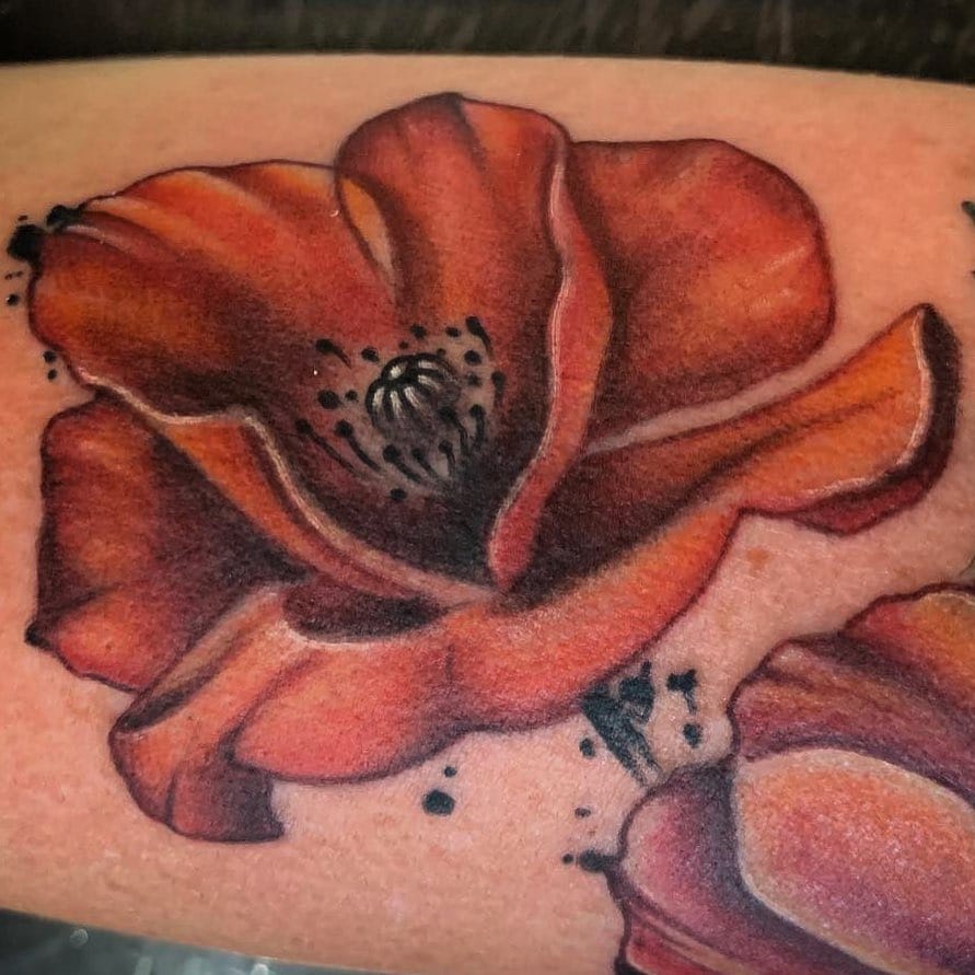 poppy tattoo