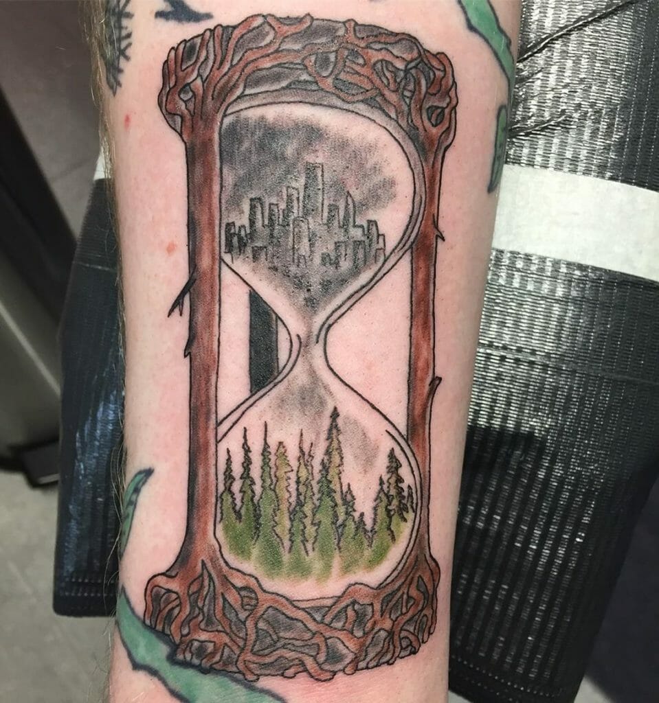 hourglass tattoo