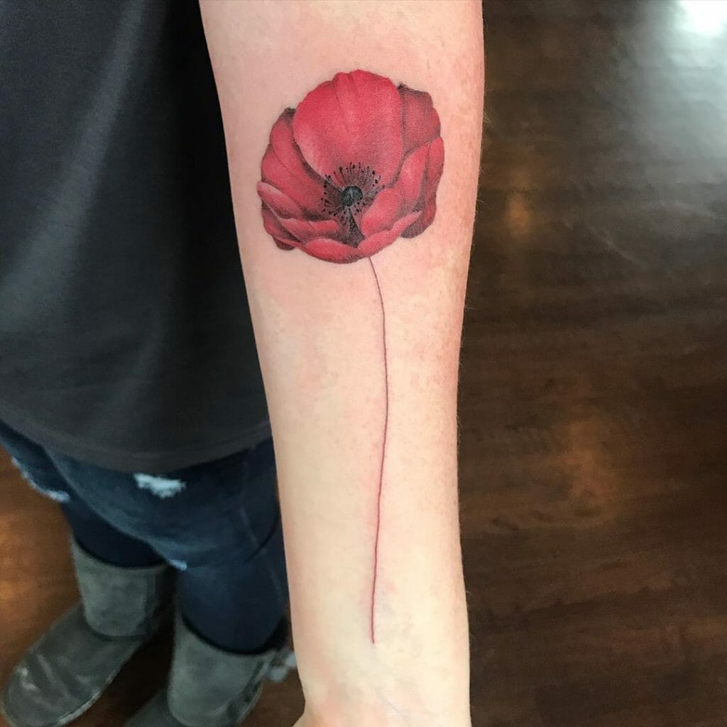 poppy tattoo