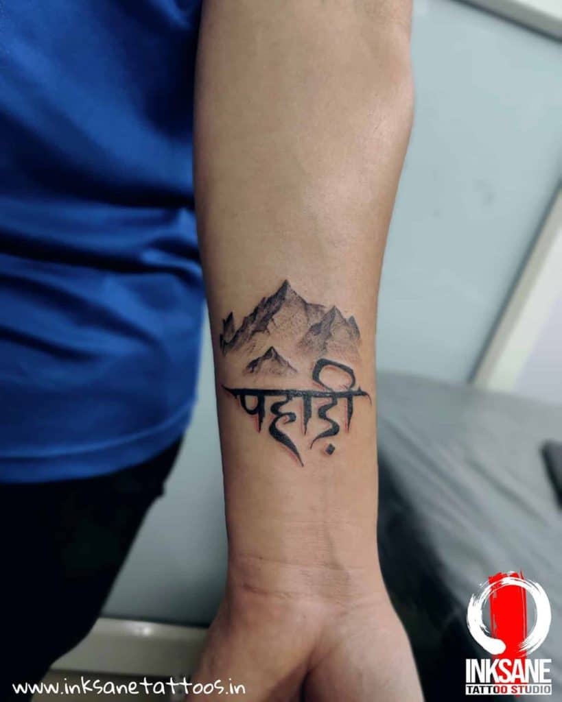 mountain tattoo