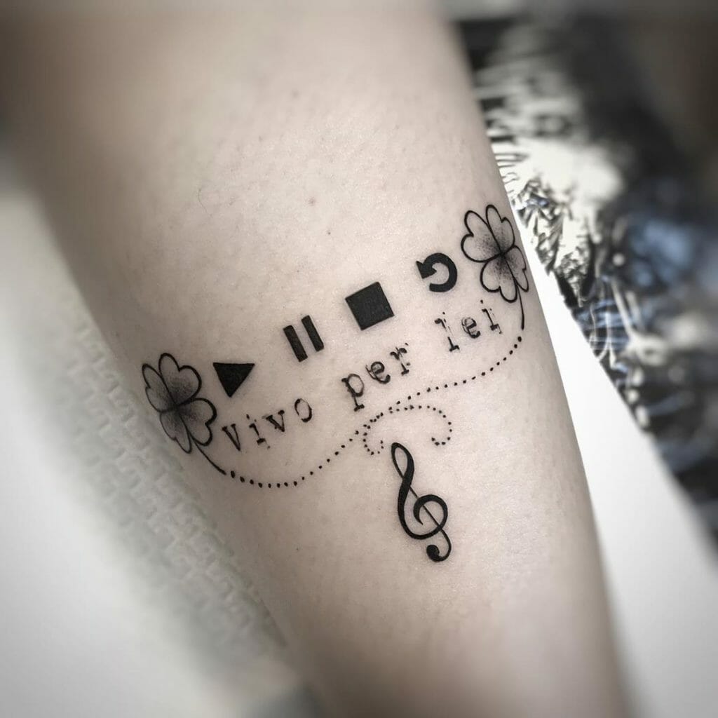 music tattoos