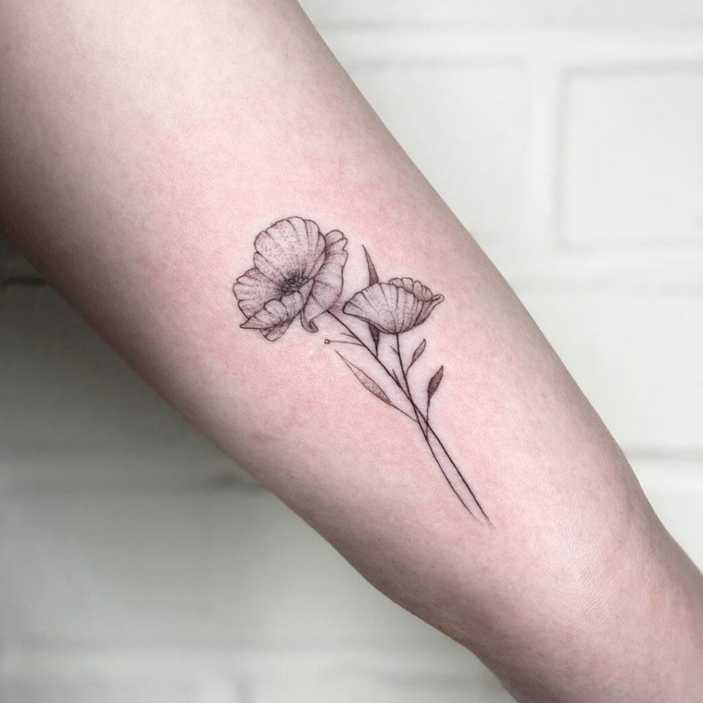 poppy tattoo