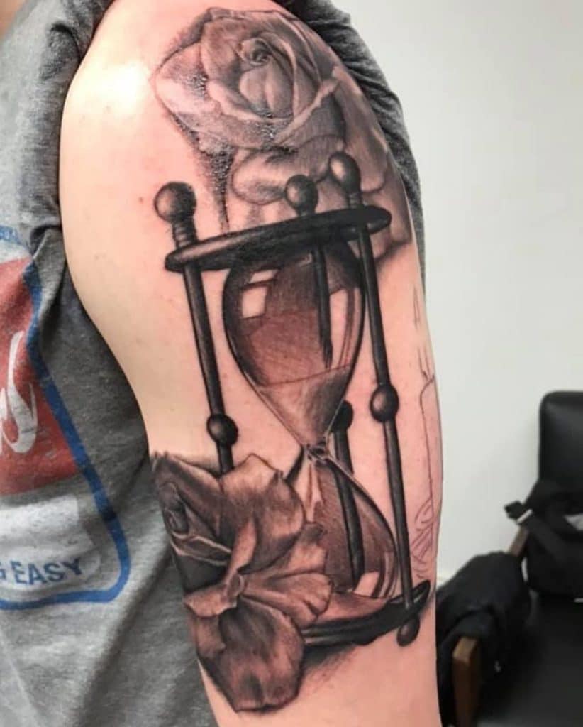 hourglass tattoo