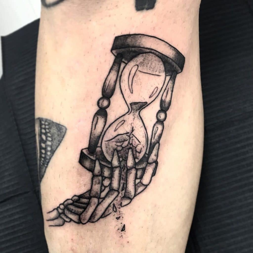 hourglass tattoo