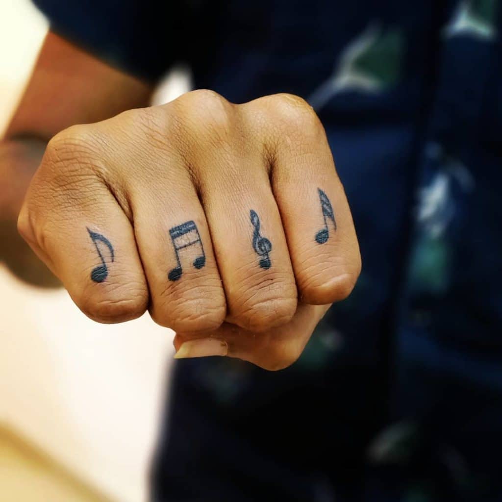 music tattoos