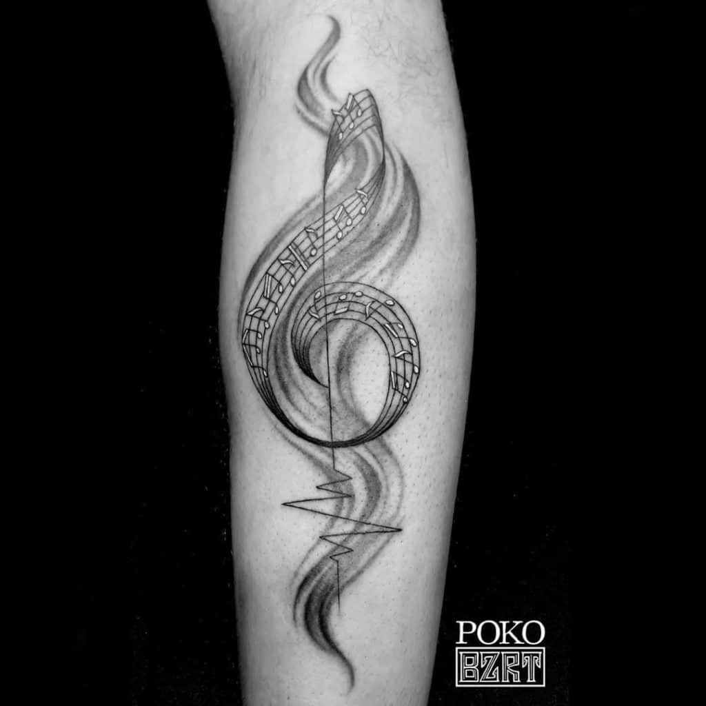 music tattoos