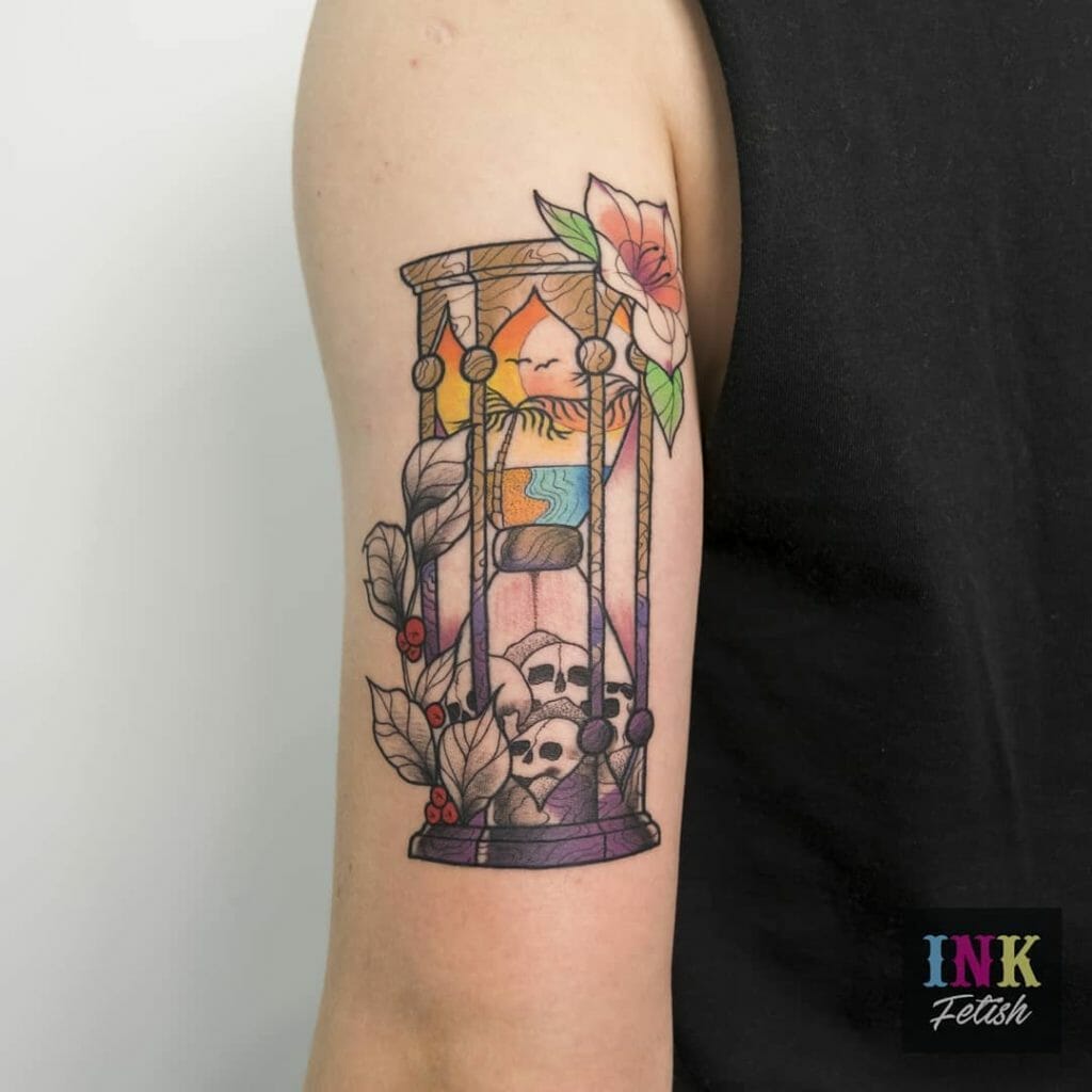 hourglass tattoo