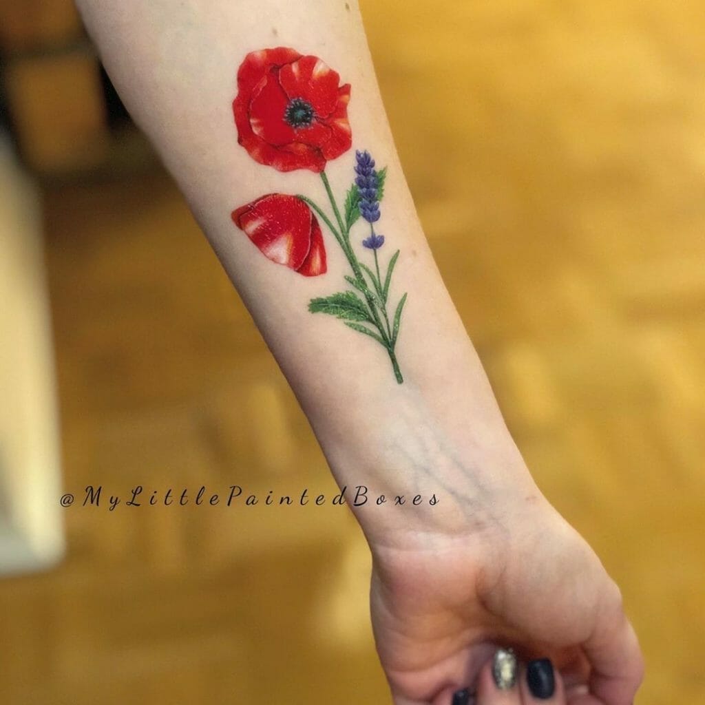 poppy tattoo