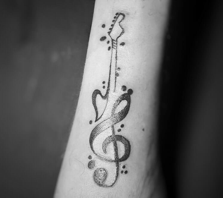 music tattoos