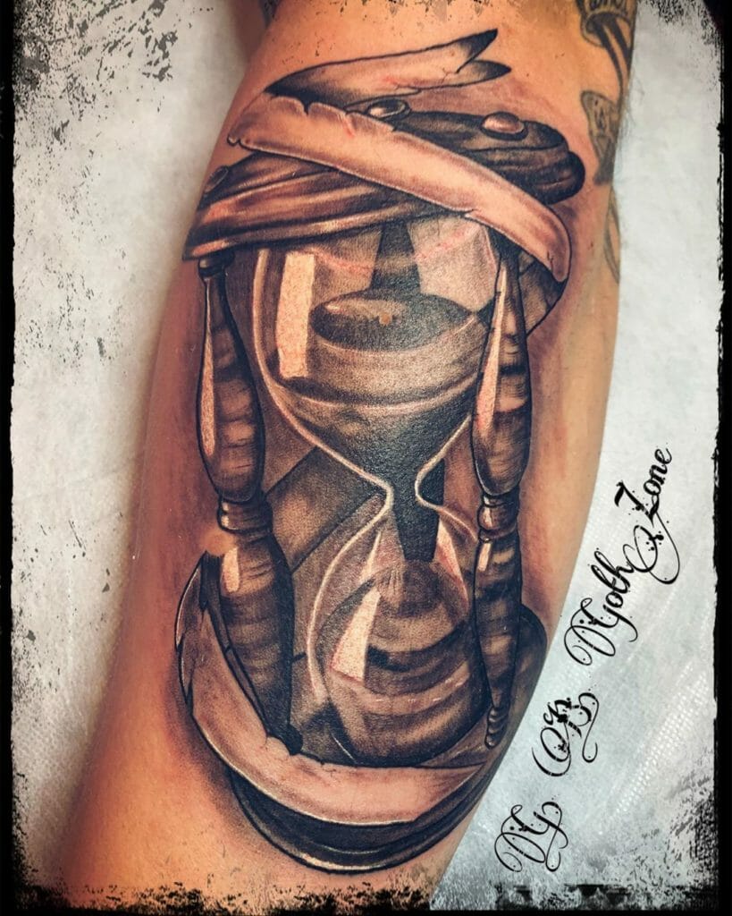 hourglass tattoo