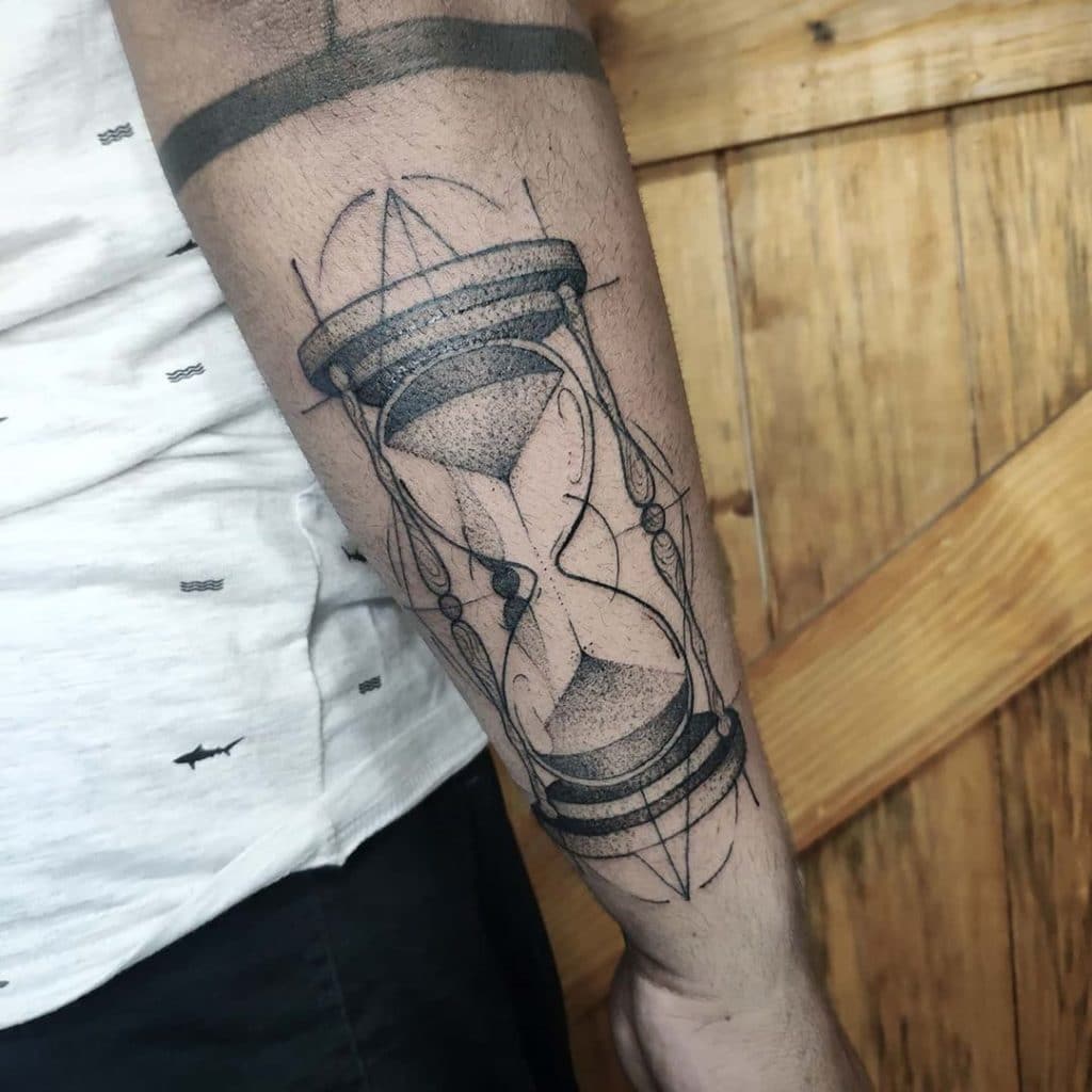 hourglass tattoo