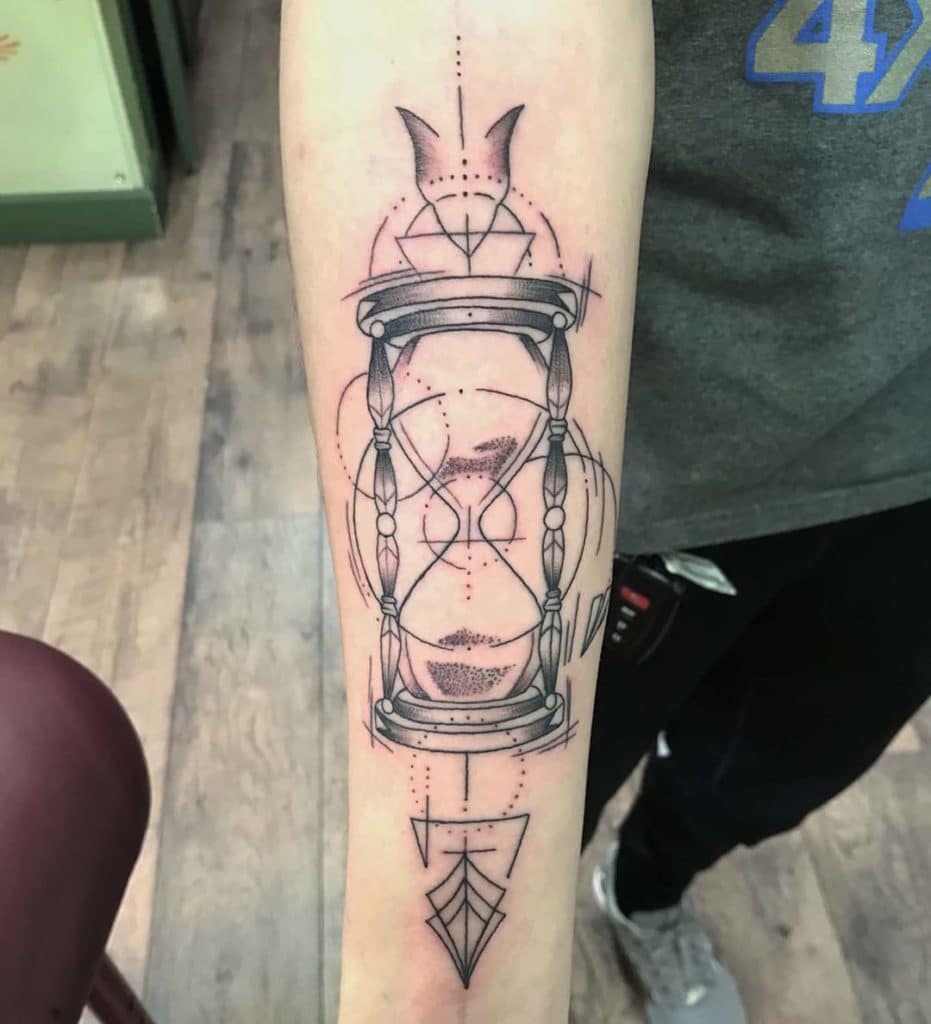 hourglass tattoo