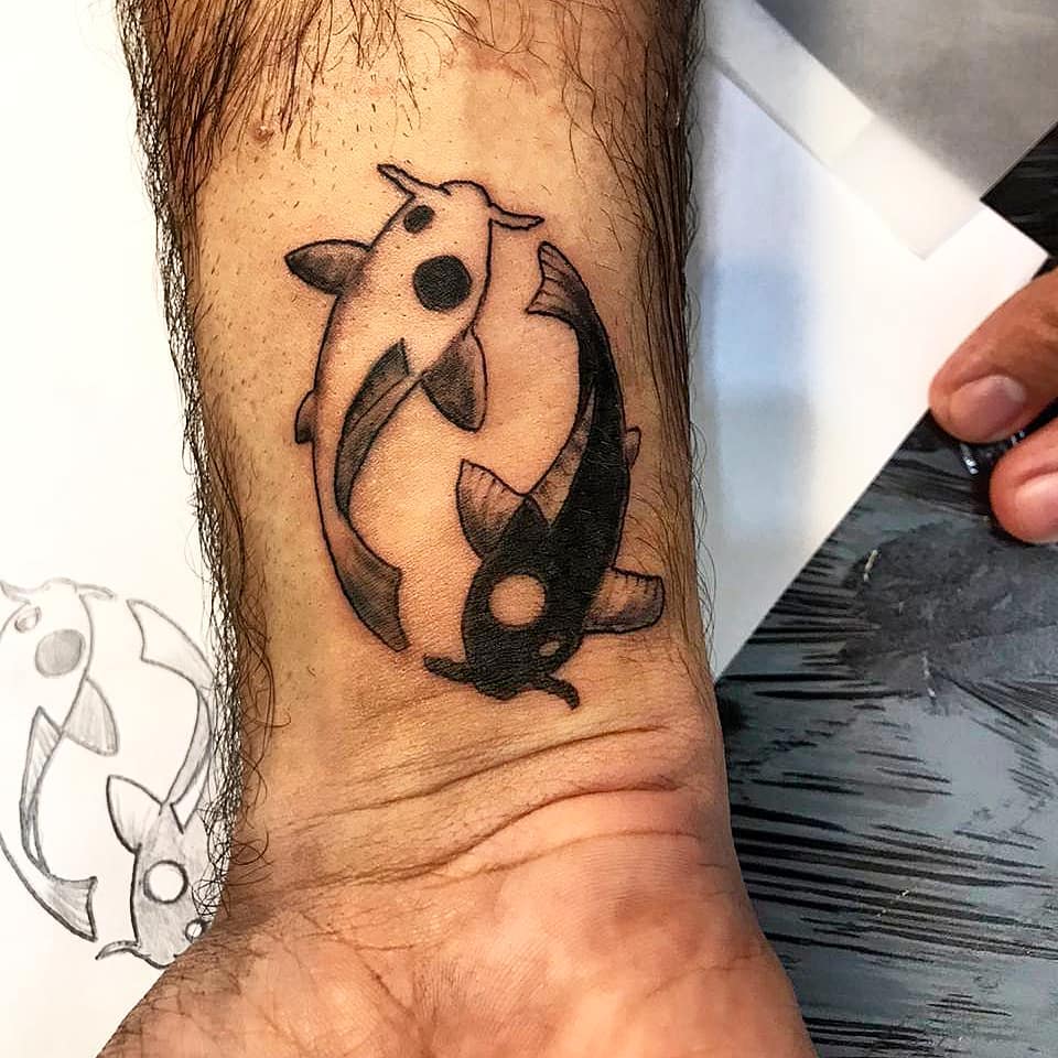 yinyang tattoo designs