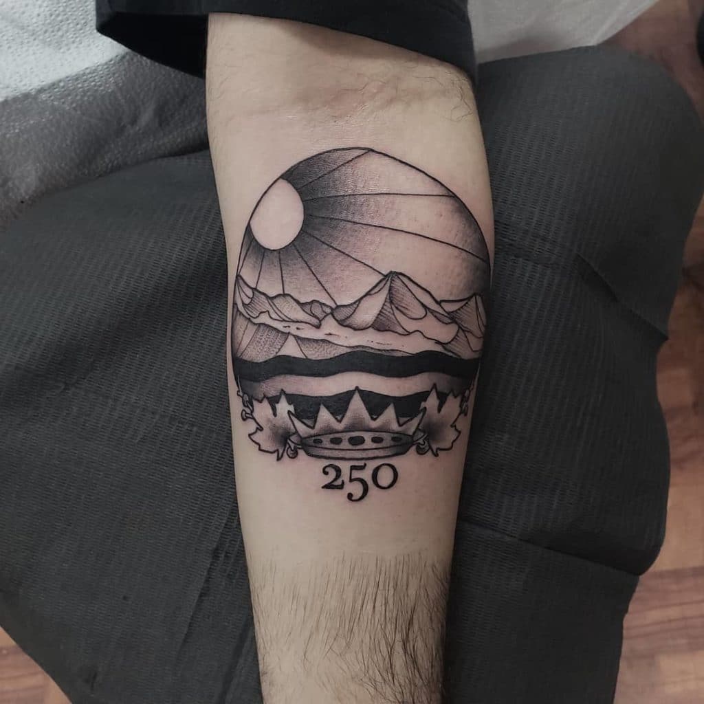 mountain tattoo