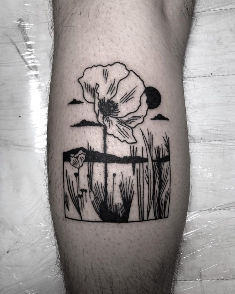 poppy tattoo