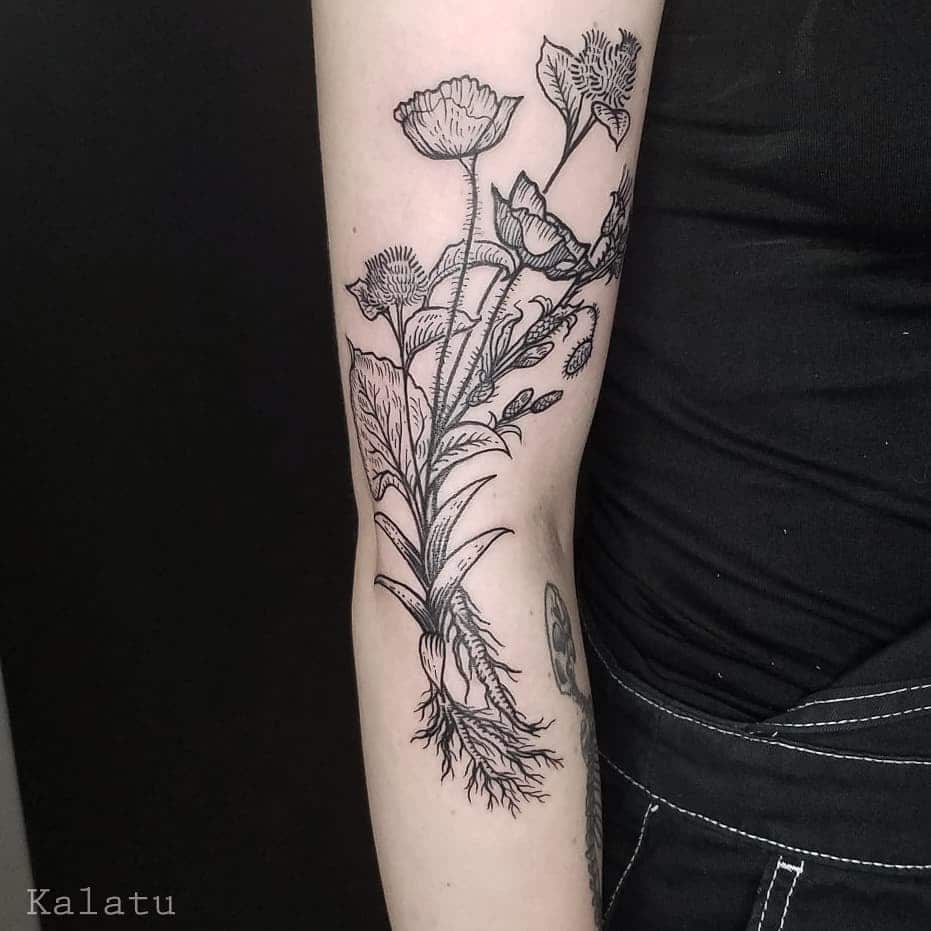 poppy tattoo