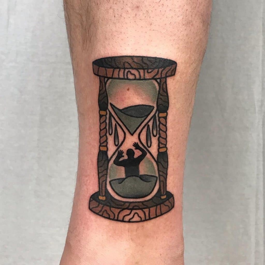 hourglass tattoo