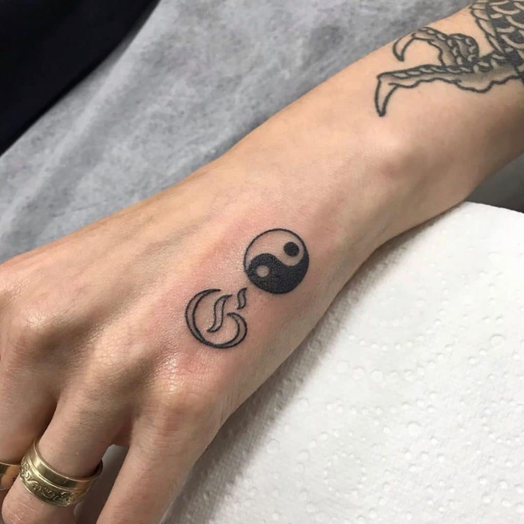 yinyang tattoo designs