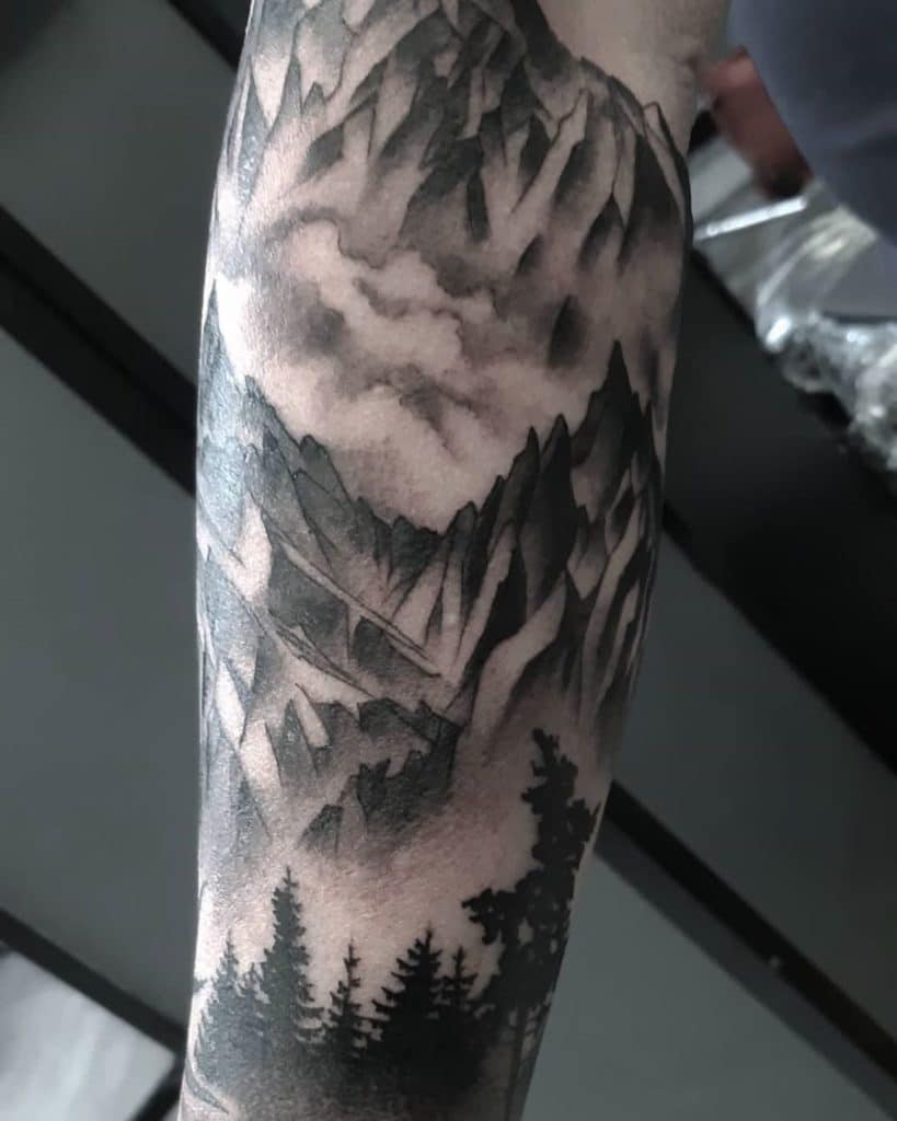 mountain tattoo