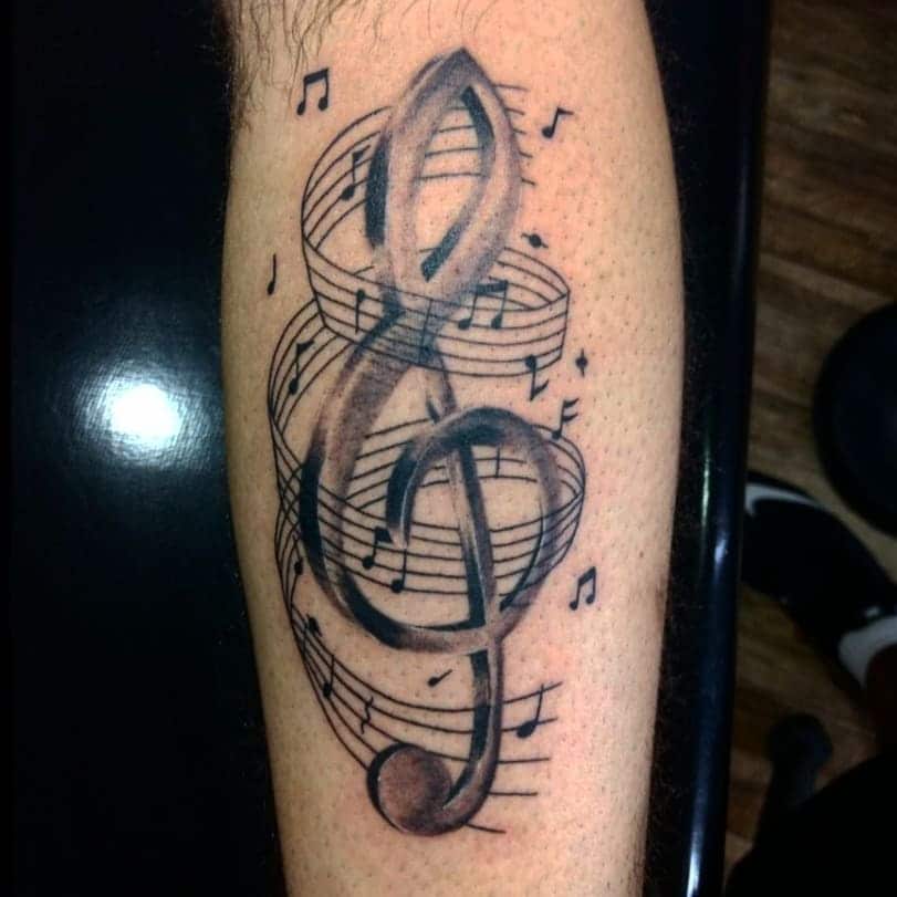 music tattoos