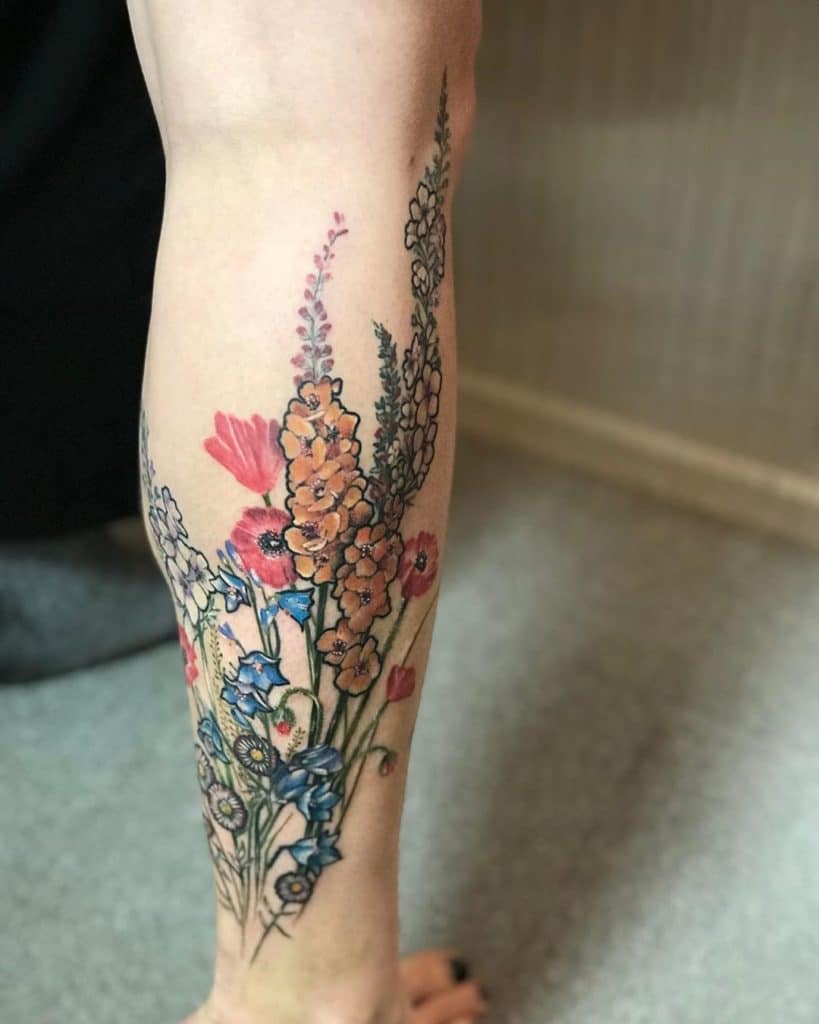 poppy tattoo