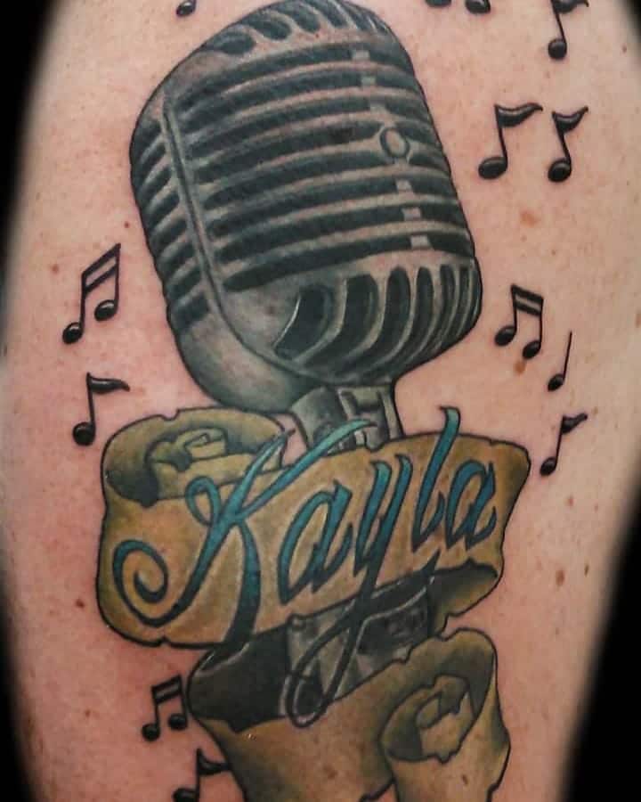 music tattoos