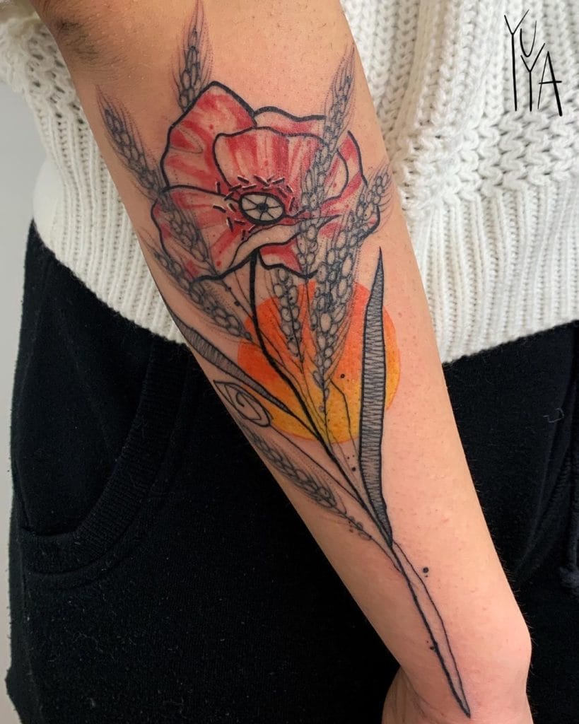 poppy tattoo