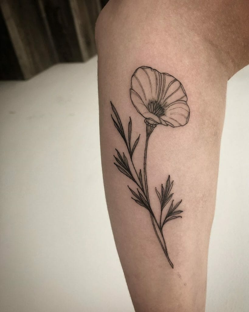 poppy tattoo