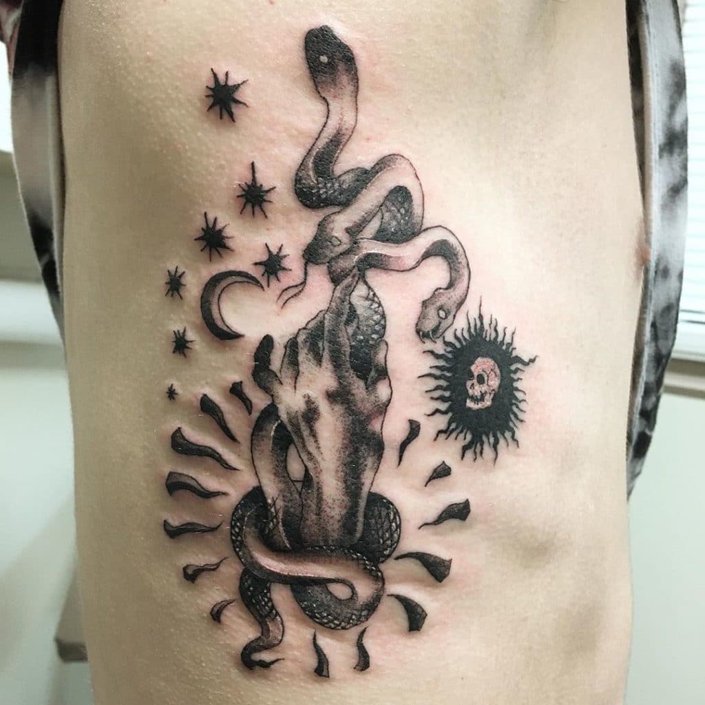 rib tattoo