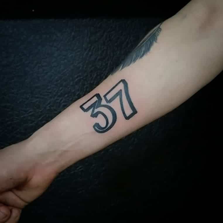 number tattoos