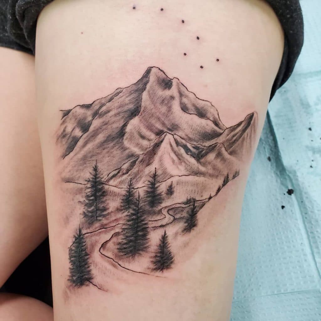 mountain tattoo