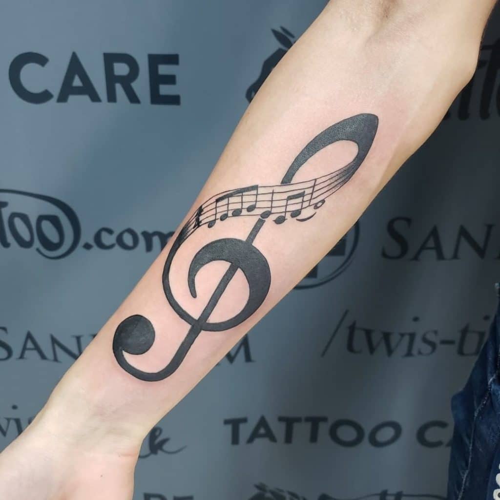 music tattoos