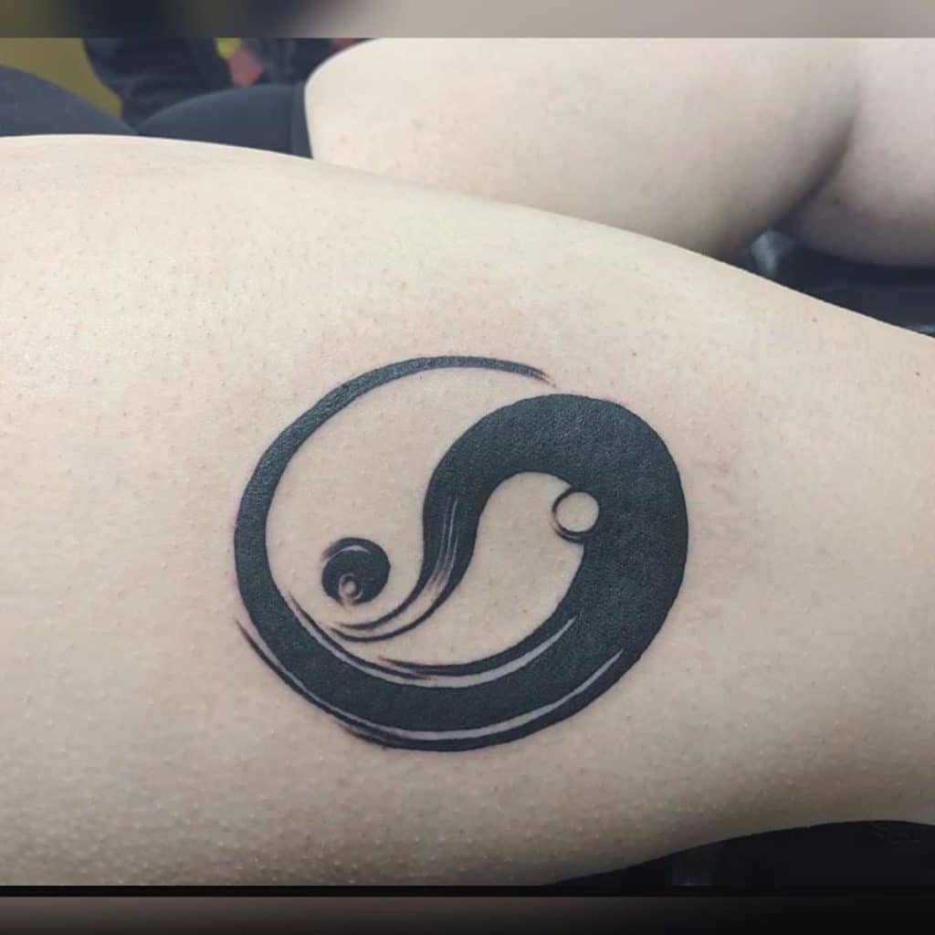 yinyang tattoo designs