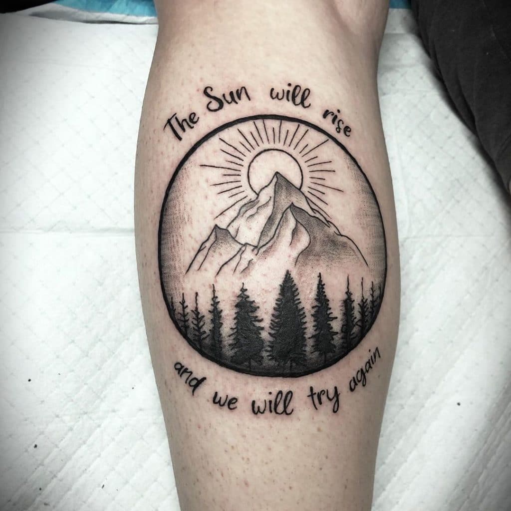 mountain tattoo