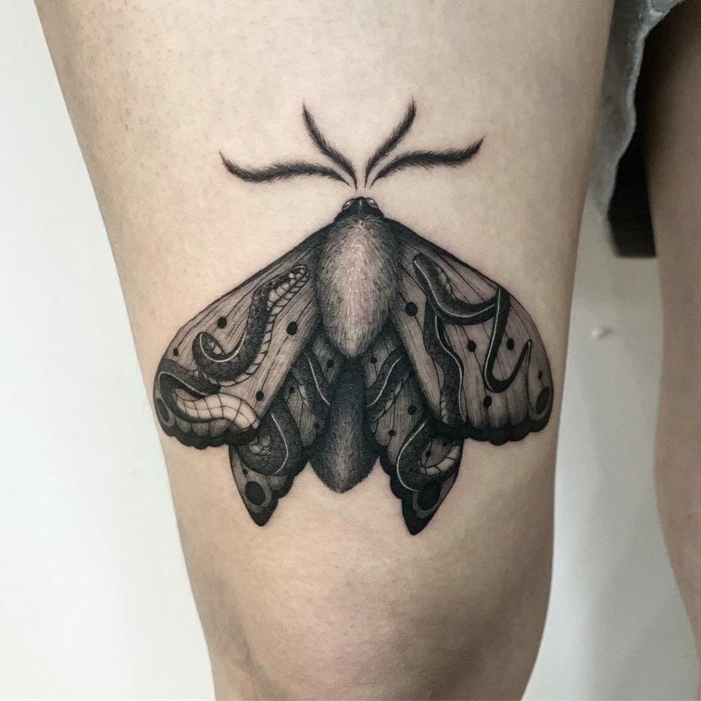 moth tattoo