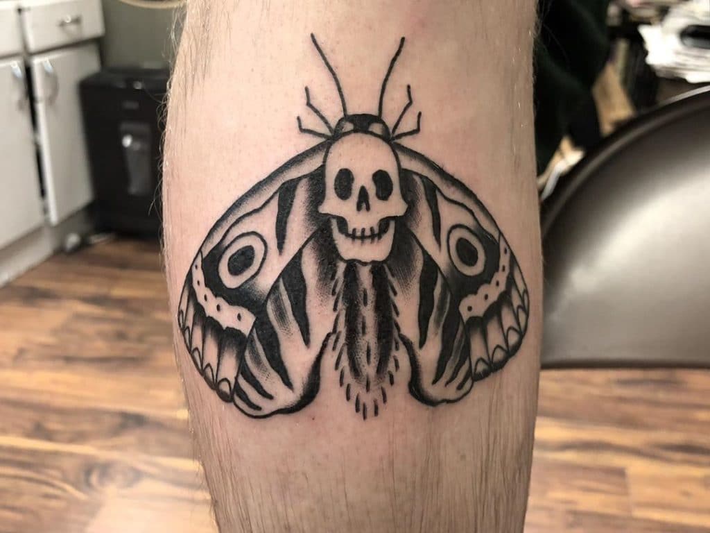 moth tattoo