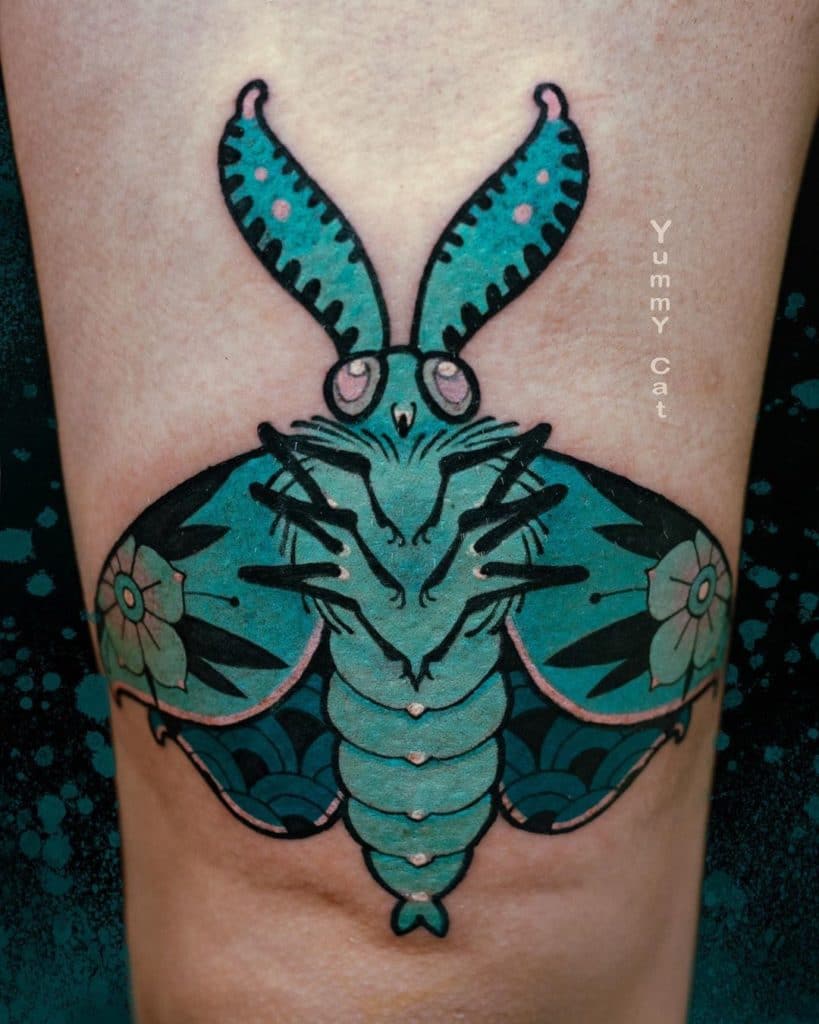 moth tattoo